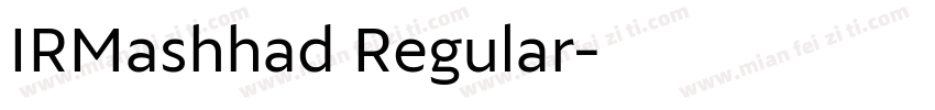 IRMashhad Regular字体转换